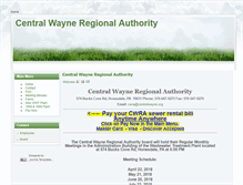 Tablet Screenshot of centralwayne.org